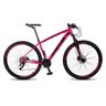 Bicicleta MTB Aro 29 Quadro 17 Alumínio 27 Marchas Freio Hidráulico Vega Rosa - Spaceline - 1