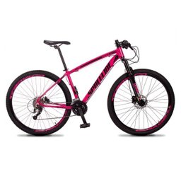 Bicicleta MTB Aro 29 Quadro 17 Alumínio 27 Marchas Freio Hidráulico Vega Rosa - Spaceline - 1 Bicicleta MTB Aro 29 Quadro 17 Alumínio 27 Marchas Freio Hidráulico Vega Rosa - Spaceline - 1