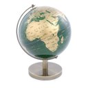 Ver imagem 1 de Globo Decorativo Metal 19x17x28cm Verde Dourado Cromus