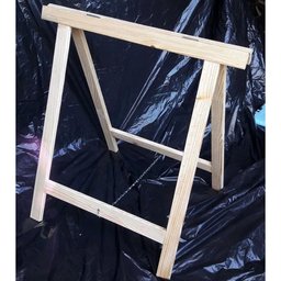 Cavalete de Madeira 75x80cm - 213 - ESCADAS SEGURANÇA - 4