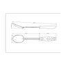 Colher para Servir Tramontina Utilita em Aço Inox com Cabo de Polipropileno Preto - 3