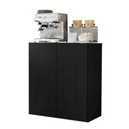 Aparador Cantinho do Café 2 Portas Multimóveis Preto - 3