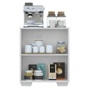 Ver imagem 6 de Aparador Cantinho do Café com Pés Quadrados e 2 Portas Multimóveis Branco