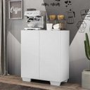 Ver imagem 2 de Aparador Cantinho do Café com Pés Quadrados e 2 Portas Multimóveis Branco