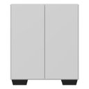 Ver imagem 7 de Aparador Cantinho do Café com Pés Quadrados e 2 Portas Multimóveis Branco/Preto