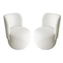 Ver imagem 1 de Kit Poltrona Recepção Bia Bouclê Bege - Belliv Decor