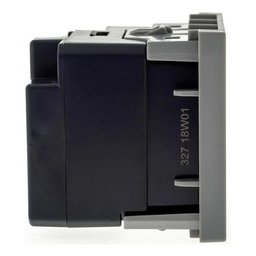 Tomada C/2 Usb 2 Mod. 2400ma Cinza 615089cz Pial Plus+ - 2