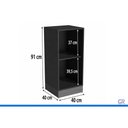 Ver imagem 3 de Bancada Modulada Balcão 1 Pta 40cm Liga Off White Kappesberg