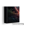 Ver imagem 4 de Quadro Decorativo Abstrato Canvas Filete Coração Árvore Paisagem Gg