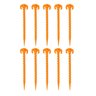 Kit 10 Estacas GRANDE 25CM P/ Barraca Quadra Areia Camping Gramado Gazebo Beach Tenis Guarda-sol C/  - 1