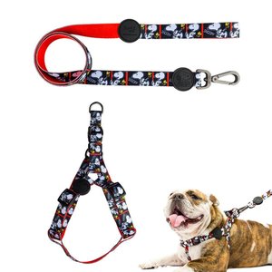 Coleira Peitoral Com Guia Para Cachorros Pet Filmblack G