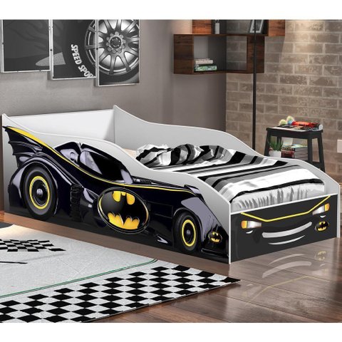 Cama Quarto Solteiro Carro Preto