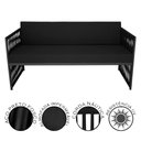 Ver imagem 2 de Namoradeira Santiago em Aço e Corda Náutica