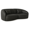 Ver imagem 5 de Sofá Sala Nuvem 170 cm Conforto Premium Decorativo Orgânico:Courino Sintético Preto