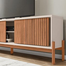 Rack Bancada para Tv até 72 Polegadas Tiger Marrom Caemmun - 5