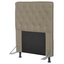 Ver imagem 1 de Cabeceira Cama Box Solteiro 90cm Cristal Corino Areia - JS Móveis
