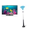 Mini Antena TV Digital HDTV Uhf DTV Interna e Externa Portátil Cabo 2M (Dta206) - 2