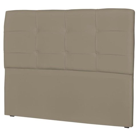 Cabeceira Casal Cama Box 160cm London Corino Areia - JS Móveis