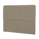 Ver imagem 2 de Cabeceira Casal Cama Box 160cm London Corino Areia - JS Móveis