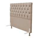 Ver imagem 3 de Cabeceira Cama Box Casal King 195cm Cristal Linho Bege - JS Móveis