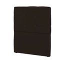 Ver imagem 2 de Cabeceira Solteiro Cama Box 90cm London Corino Marrom - JS Móveis