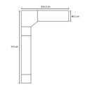 Ver imagem 5 de Jogo De Quarto Casal Modulado 6 Peças Master 005 Avelã Rústico/Ártico Rústico - Eucamóveis