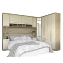 Ver imagem 1 de Jogo De Quarto Casal Modulado 6 Peças Master 005 Avelã Rústico/Ártico Rústico - Eucamóveis