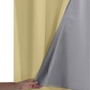 Ver imagem 2 de Cortina Pvc Blackout Corta Luz 280X250 Coleção Nova Admirare Cor: Bege