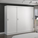Ver imagem 2 de Guarda-Roupa Casal 3 Portas de Correr Winter F04 Branco - Mpozenato