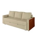 Ver imagem 5 de Sofá Cama 3 Lugares Casal 2,10 Mts Pompeia Safira Matrix