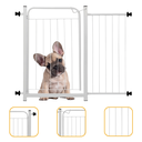 Ver imagem 1 de Portão Pet Branco Proteção Criança Bebê Cachorro Cão com Extensor 30cm Itagold