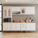 Ver imagem 1 de Cozinha Compacta 5 Peças 13 Portas 2 Gavetas Paris Sallêto Móveis
