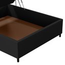 Ver imagem 6 de Base para Cama Box Baú Casal 138x188cm Hit I02 Corano Preto - Mpozenato