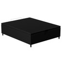 Ver imagem 1 de Base para Cama Box Baú Casal 138x188cm Hit I02 Corano Preto - Mpozenato