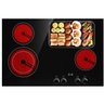 Gtkzw Cooktop Elétrico 30" 6800w com 4 Queimadores e Controle de Botão - 1