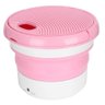 Mini Maquina de Lavar Balde Dobravel 7 Litros Retratil Tanquinho Portatil Economico Meia Lenço Roupa - 4