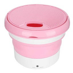 Mini Maquina de Lavar Balde Dobravel 7 Litros Retratil Tanquinho Portatil Economico Meia Lenço Roupa - 3
