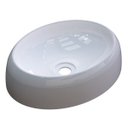 Ver imagem 1 de Cuba Pia de Apoio para Banheiro Oval Capri OV39W C08 Branco - Mpozenato