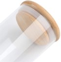 Ver imagem 4 de Pote Vidro 250ml 6,5x10cm Tampa Bambu