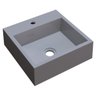 Cuba Pia De Apoio Para Banheiro Quadrada Veneza Q395 Cinza C08 - Mpozenato - 1