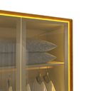 Ver imagem 4 de Guarda Roupa Splendor 6 Portas Reflecta LED Naturale - Gelius