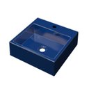 Ver imagem 5 de Cuba Pia De Apoio Para Banheiro Quadrada Q355W Azul Escuro C08 - Mpozenato
