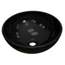 Ver imagem 1 de Cuba Pia de Apoio para Banheiro Redonda Bowl 35 C08 Preto - Mpozenato