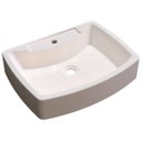 Ver imagem 1 de Cuba Pia De Apoio Para Banheiro Retangular Aria RT50 Bege C08 - Mpozenato