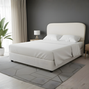 Ver imagem 4 de Cabeceira de Cama Box Queen 160cm Orgânica Off White - Bouclê