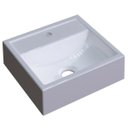 Ver imagem 2 de Cuba Pia De Apoio Para Banheiro Quadrada Kuad 32 C08 Branco - Mpozenato
