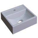Ver imagem 1 de Cuba Pia De Apoio Para Banheiro Quadrada Kuad 32 C08 Cinza - Mpozenato