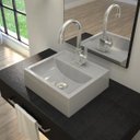 Ver imagem 2 de Cuba Pia De Apoio Para Banheiro Quadrada Kuad 32 C08 Cinza - Mpozenato