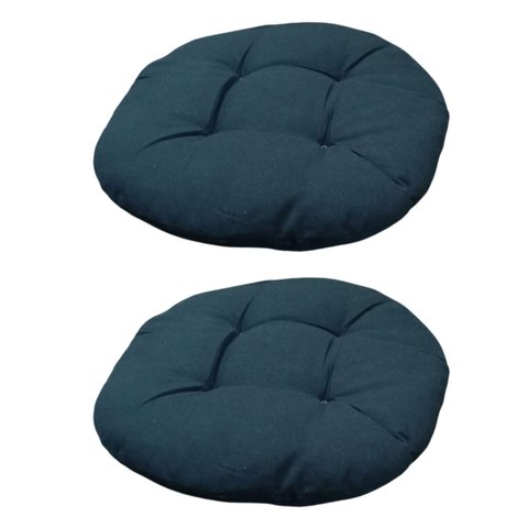 Almofada Futton Redonda Kit 2 Uni Cadeira Assento Sofa Sala Escritorio Home Office Estudio Quarto Co