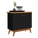 Ver imagem 1 de Buffet Absolut 2 Portas Preto Nature - JA Móveis